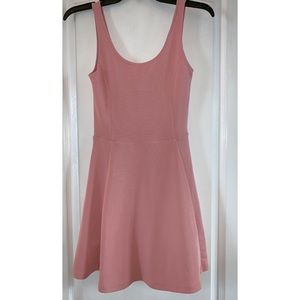 ✨NWOT H&M Blush Pink Skater Minidress✨